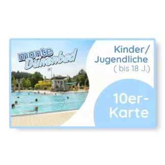Bad 10er-Karte Kinder/Jugendliche