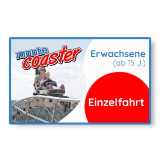 Coaster Einzelfahrt Erwachsene