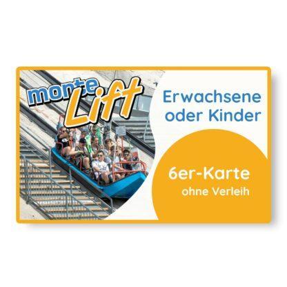 Lift 6er Karte (ohne Verleih) [Digital]